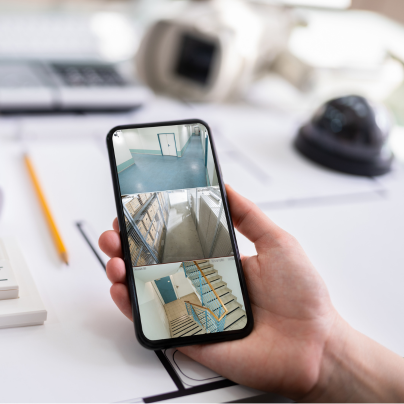 Lakeland security camera feed on cell phone